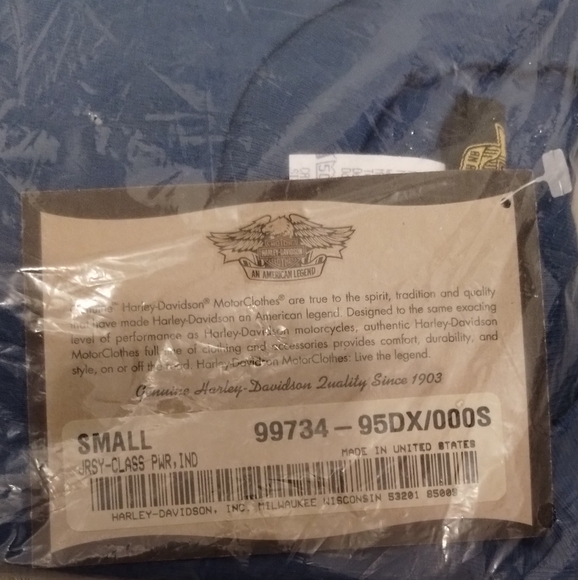 Harley Davidson Vintage New Old Stock Size S New In Original Sealed Pack… - Picture 4 of 4